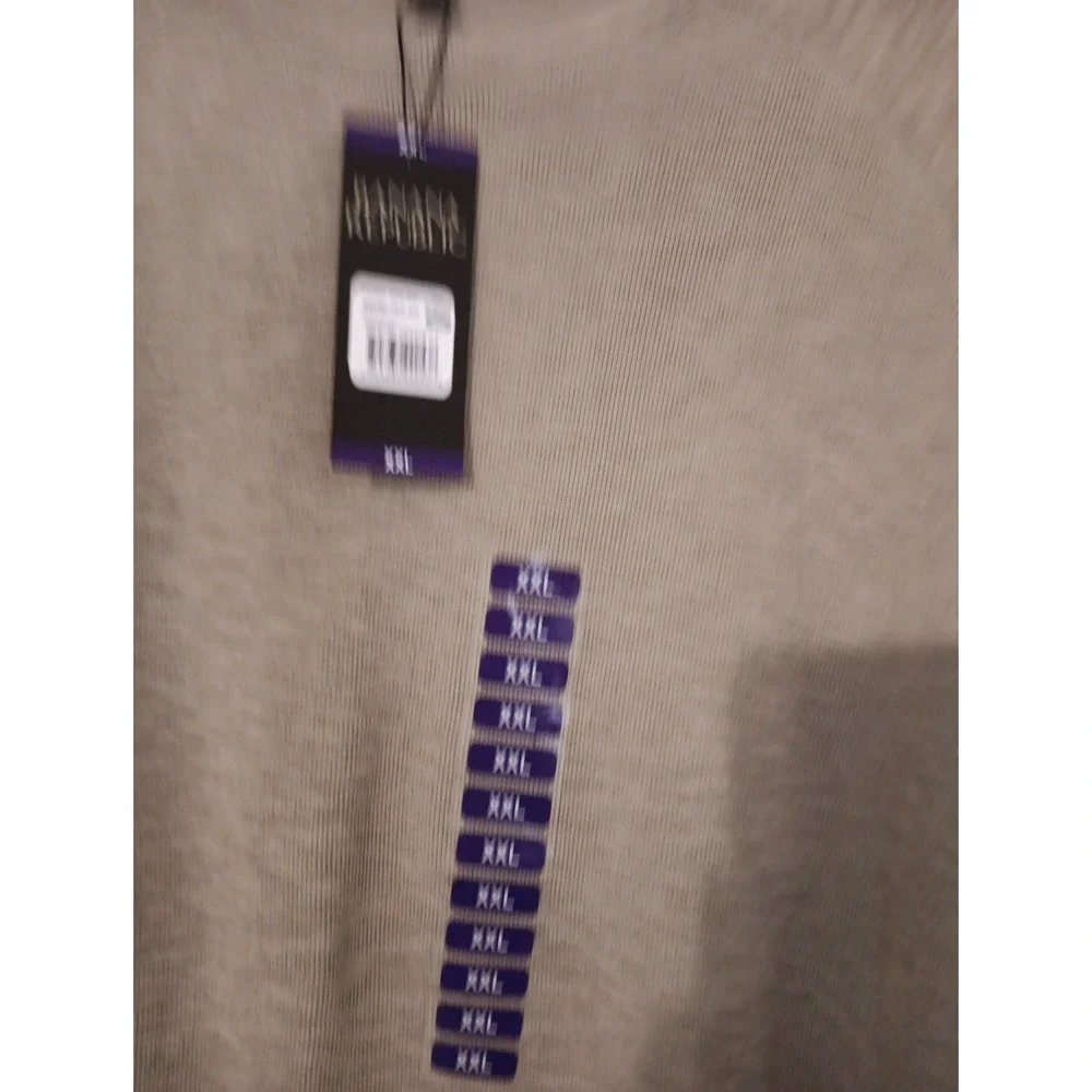 NWT Banana Republic Sweater Timber Wolf Double Knit Crew  Sz.‎ XXL